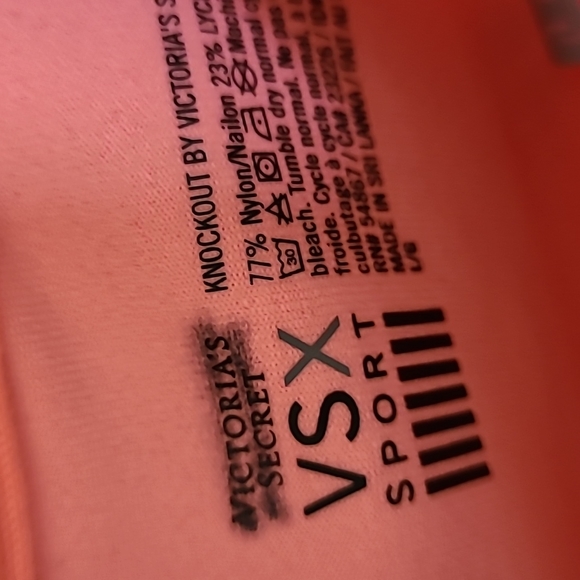 Victoria's Secret VSX yoga jacket large coral color - Picture 3 of 9